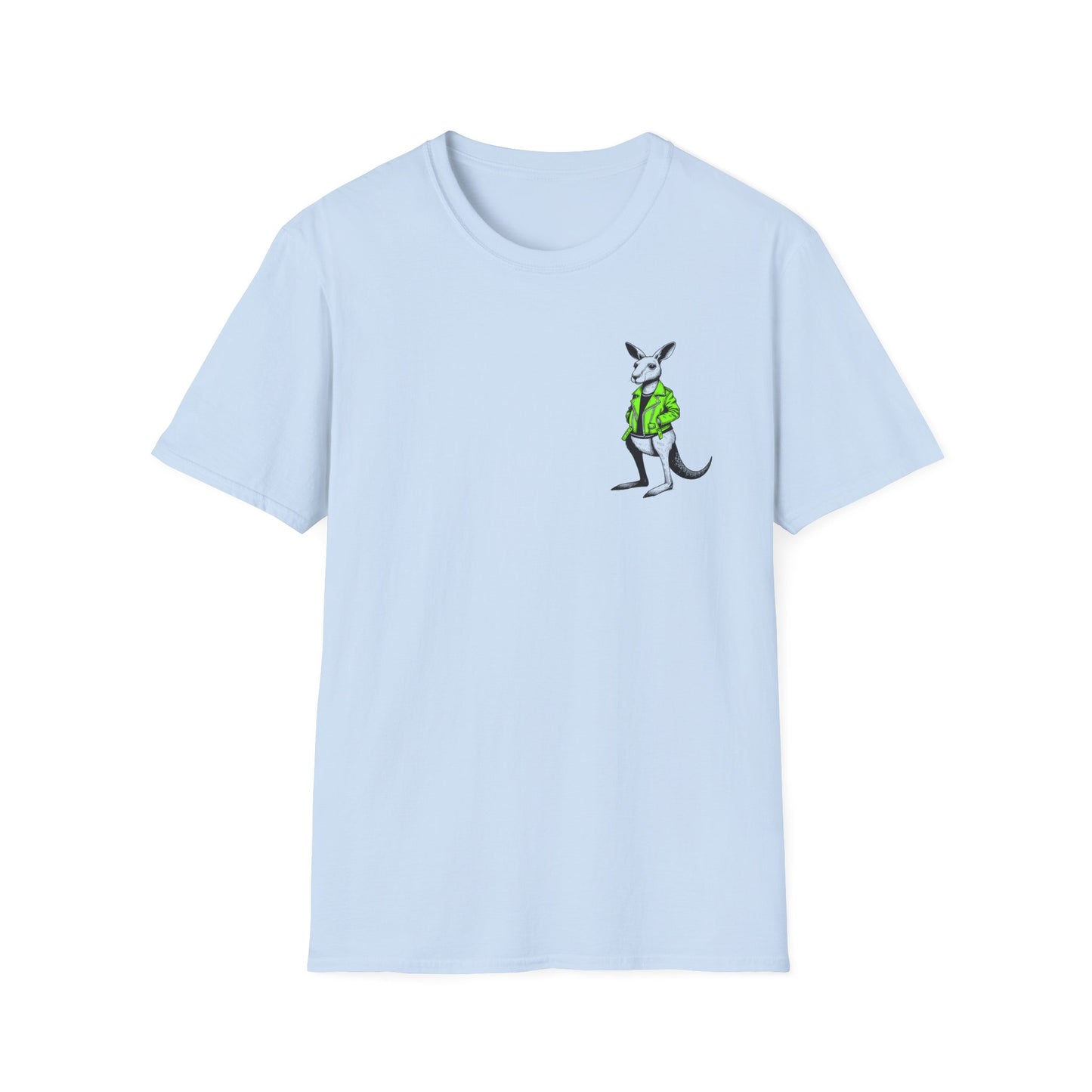 Kangaroo T-Shirt – Cool Kangaroo Wearing a Jacket Funny Australian Wildlife Tee