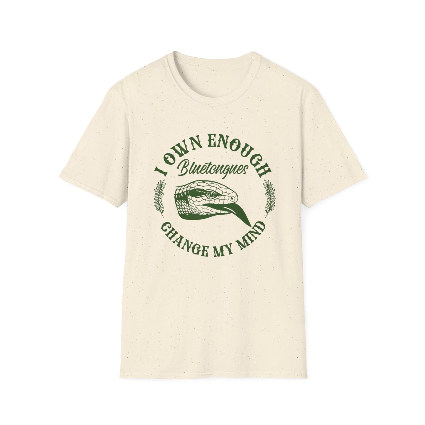 I Own Enough Blue-Tongues Change My Mind T-Shirt | Funny Reptile Keeper Tee | Aussie Lizard Lover Gift | Reptile Expo Shirt