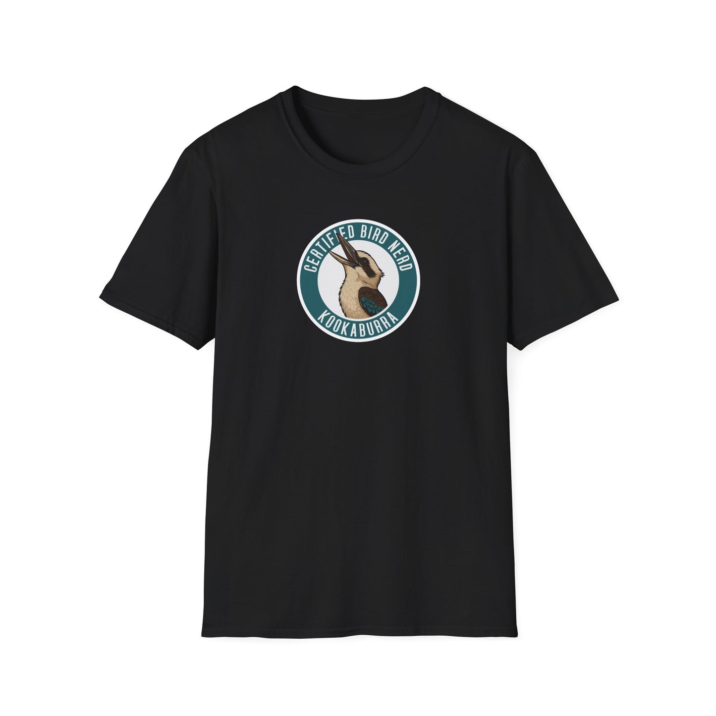 Kookaburra T-Shirt, Certified Bird Nerd Shirt, Australian Bird Tee, Birdwatching Gift, Wildlife Lover Tee, Native Bird Graphic Tee