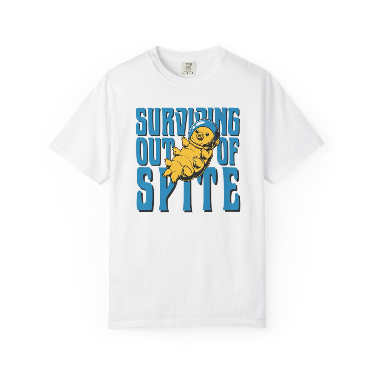 Tardigrade Shirt, Surviving Out of Spite Tee, Comfort Colors Science T Shirt, Water Bear Graphic Tee, Biology Teacher Gift, Science Nerd