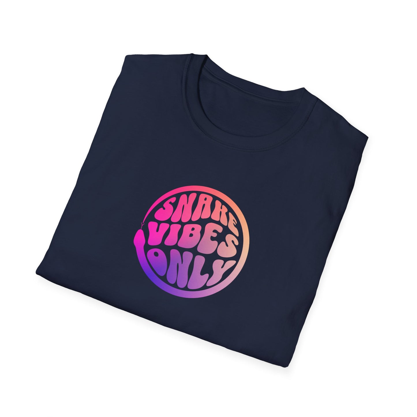 Snake Vibes Only T-Shirt, Snake Lover Shirt, Reptile Graphic Tee, Herpetology Shirt, Serpent Lover Gift, Retro Animal Tee