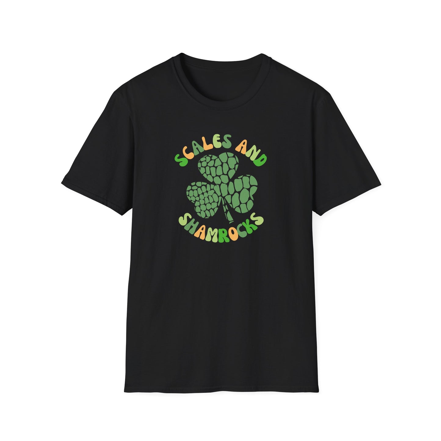 Scales And Shamrocks T-Shirt, Reptile St Patrick’s Day Shirt, Snake Skin Shamrock Tee, Lizard Lover Gift, Irish Party Shirt