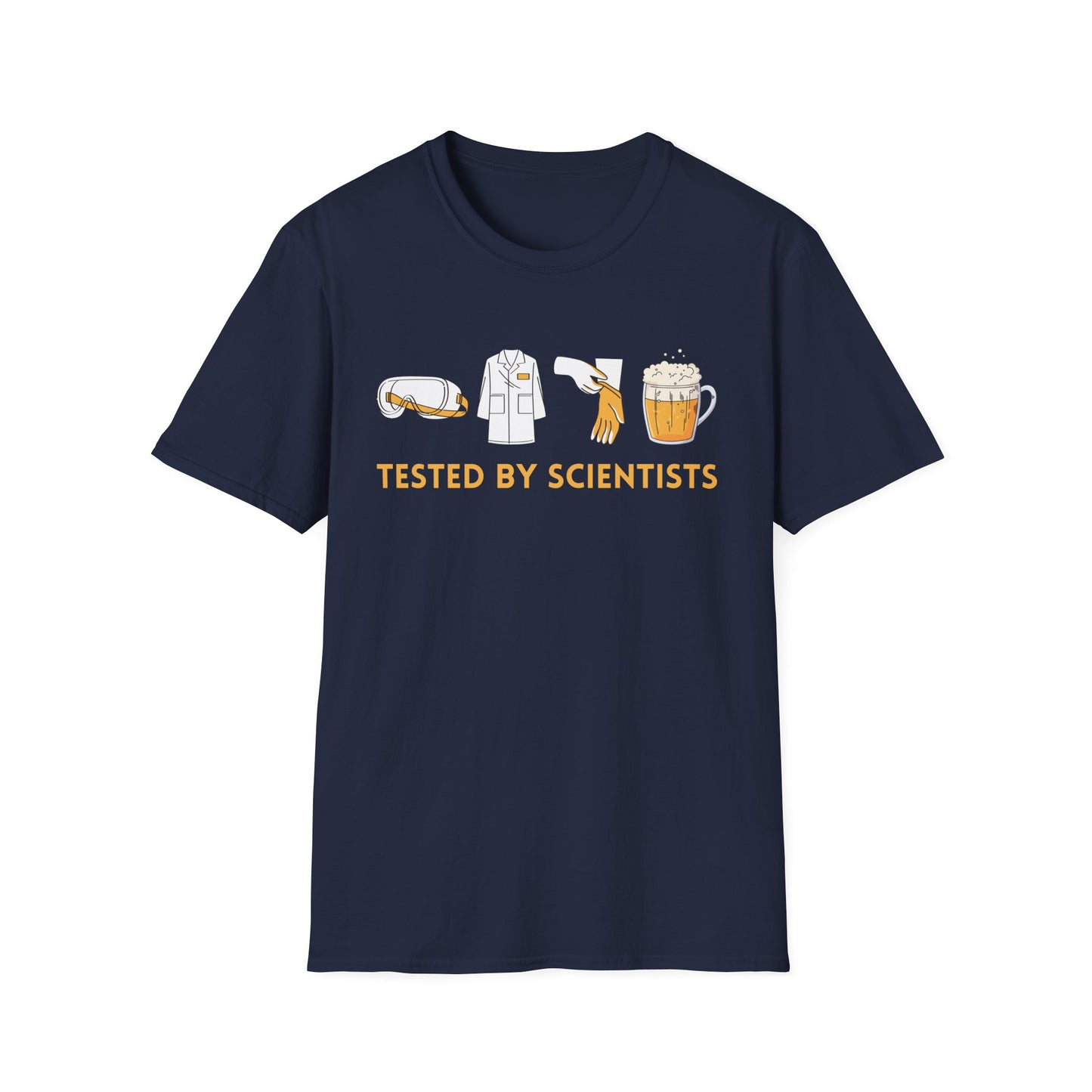 Tested by Scientists T-Shirt – Beer Funny Science Drinking Tee