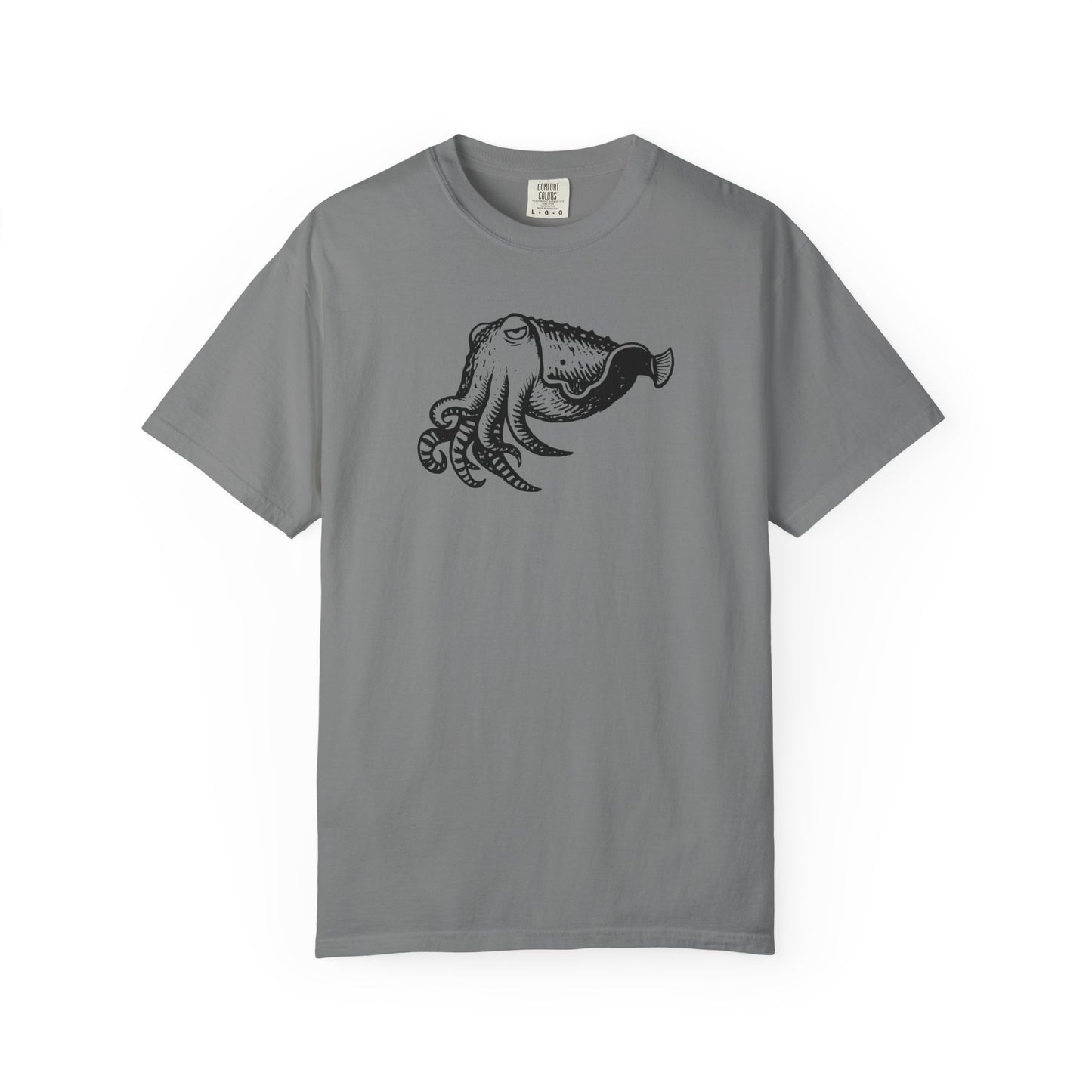 Cuttlefish Shirt, Comfort Colors Ocean Animal Tee, Cephalopod T Shirt, Marine Biology Gift, Scuba Diver Shirt, Sea Life Graphic Tee