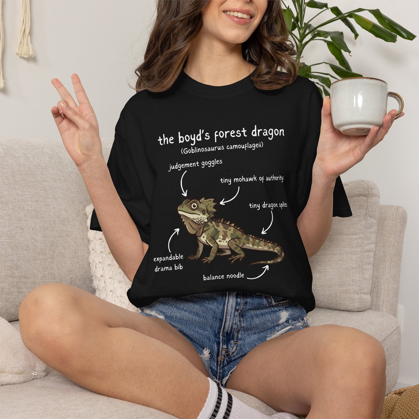 Anatomy of a Boyds Forest Dragon Shirt, Comfort Colors Reptile Tee, Funny Australian Lizard T Shirt, Herpetology Gift, Lizard Lover Tee