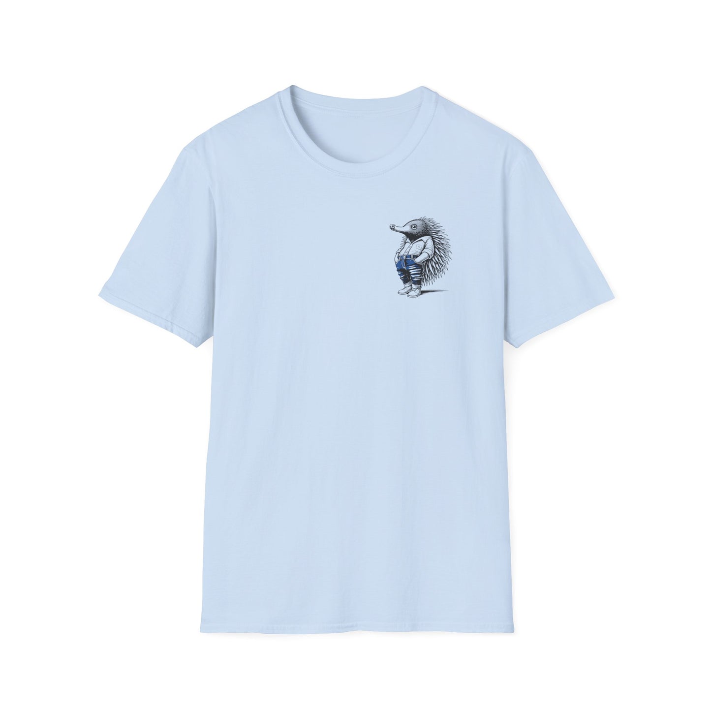 Whimsical Echidna T-Shirt, Cute Echidna Shirt, Aussie Animal Tee, Australian Wildlife Shirt, Funny Echidna Gift, Monotreme Lover Tee