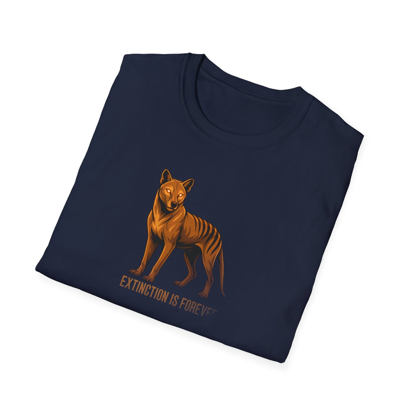 Thylacine T-Shirt Extinction Is Forever Tee, Tasmanian Tiger Shirt, Australian Wildlife T-Shirt, Save Wildlife Graphic Tee