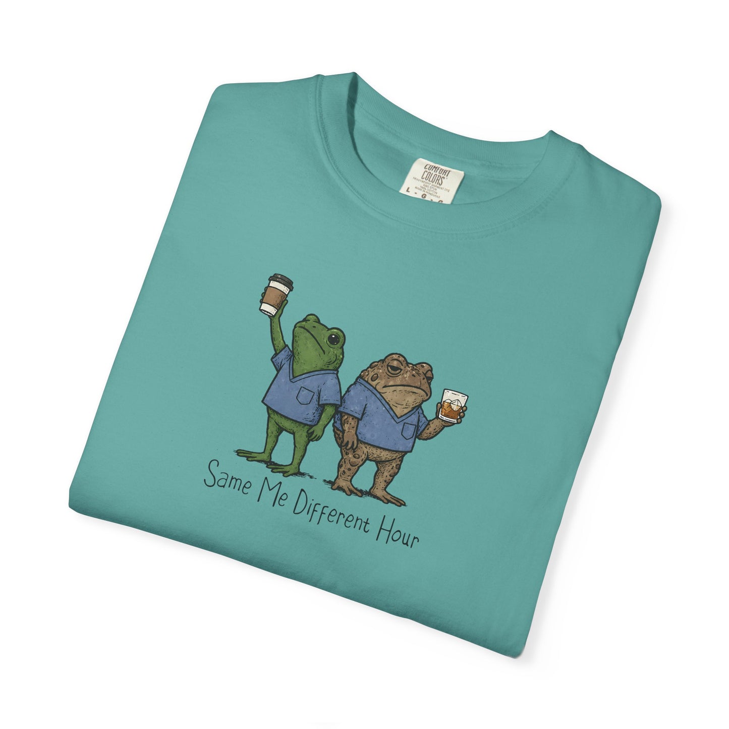 Night Shift Nurse Frog Shirt, Same Me Different Hour Tee, Funny Nurse Shirt, Frog Nurse T Shirt, Comfort Colors Medical Humor Tee