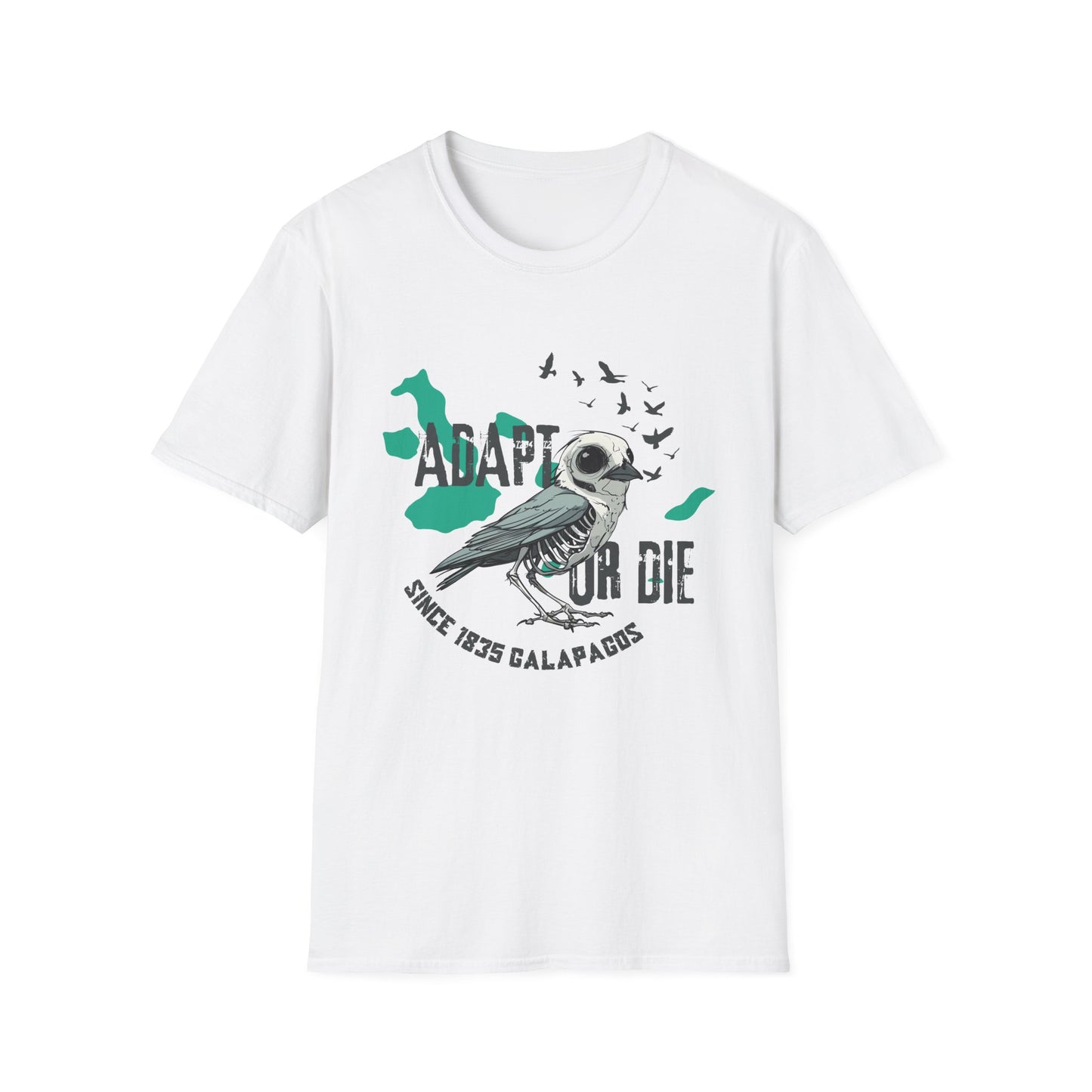 Adapt or Die Biology T-Shirt, Evolution Science Shirt, Galapagos Darwin Tee, Natural Selection Graphic Tee, Biology Teacher Gift Shirt