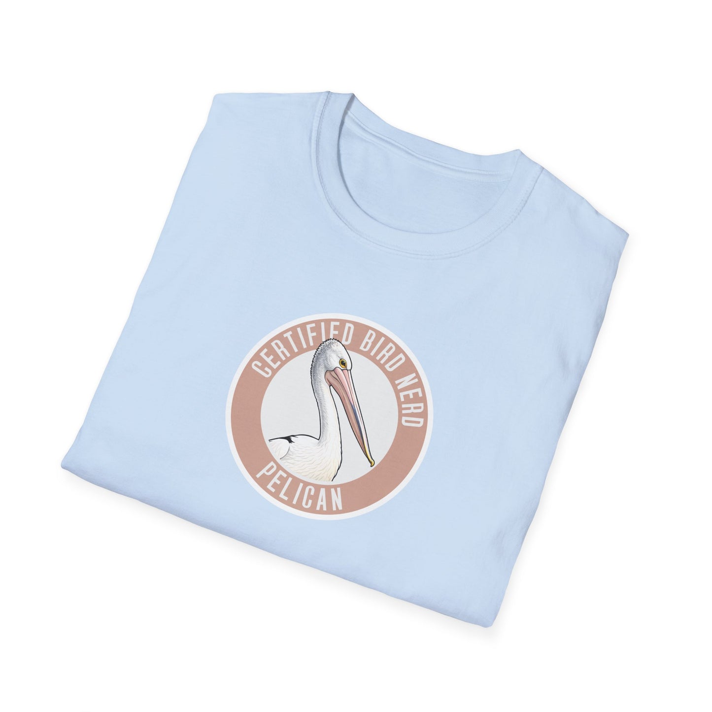 Pelican T-Shirt, Certified Bird Nerd Shirt, Australian Bird Tee, Birdwatching Gift, Wildlife Lover Tee, Coastal Bird Graphic Tee