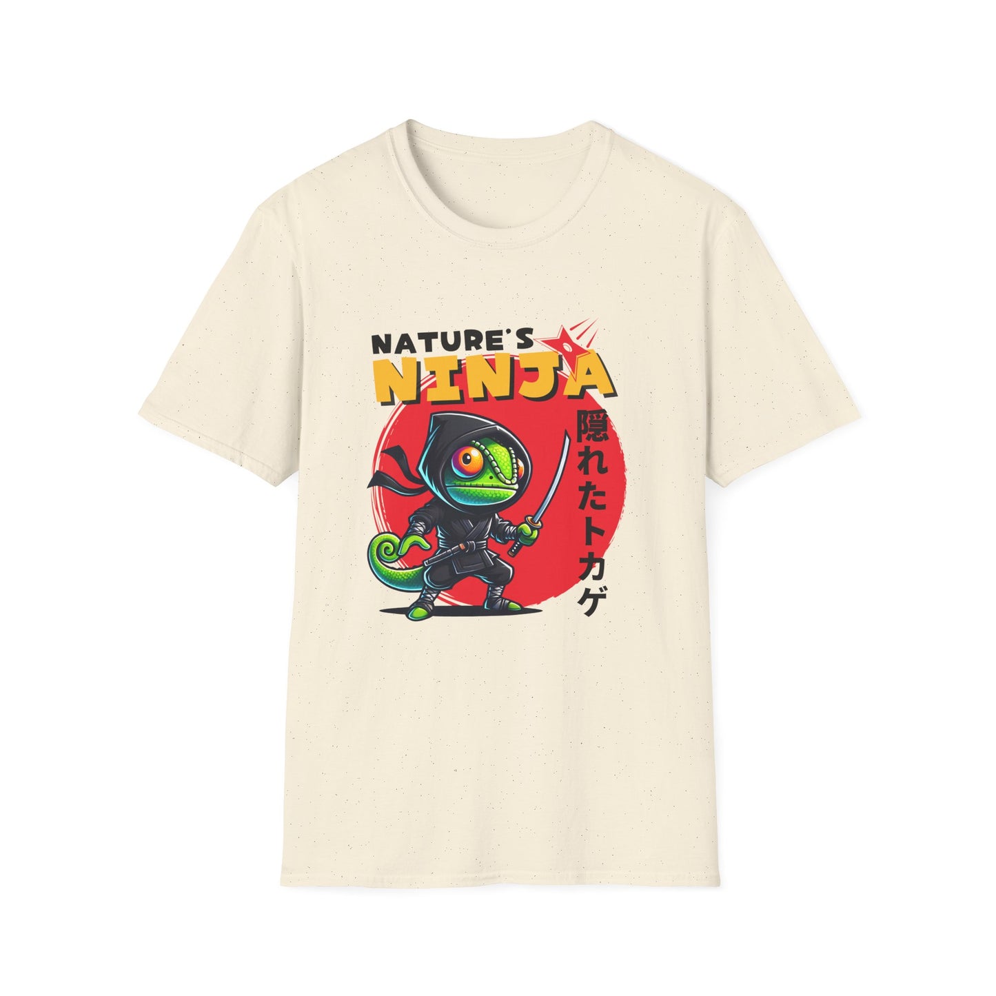 Chameleon Ninja T-Shirt, Nature’s Ninja Shirt, Reptile Lover Tee, Chameleon Lover Gift, Lizard Graphic Shirt, Herpetology Tee
