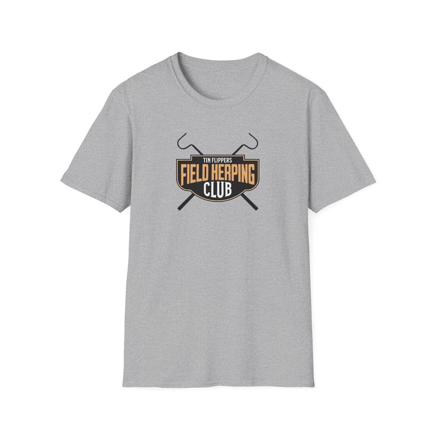 Field Herping Club T-Shirt, Tin Flippers Shirt, Reptile Lover Tee, Snake Hook Graphic Shirt, Herper Gift, Wildlife Club Tee