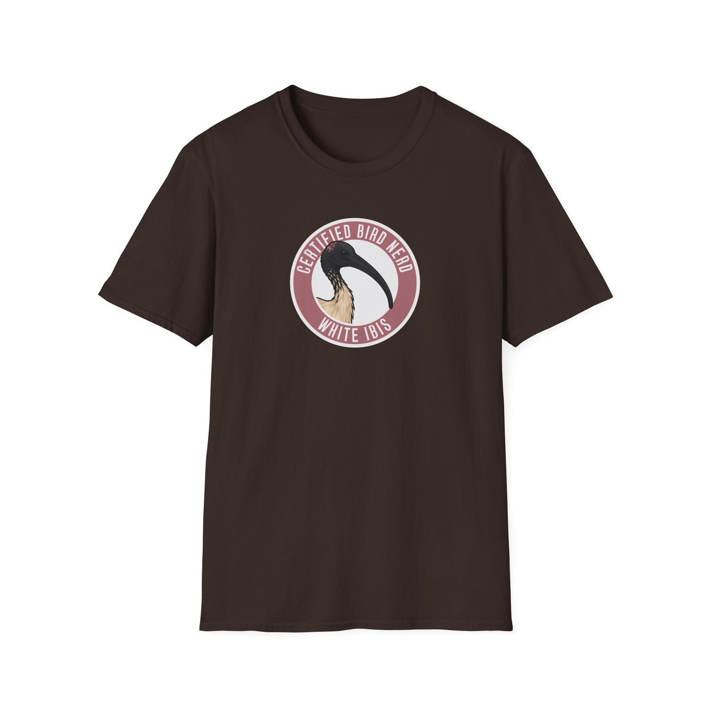 White Ibis T-Shirt, Certified Bird Nerd Shirt, Australian Bird Tee, Birdwatching Gift, Bin Chicken Shirt, Wildlife Graphic Tee