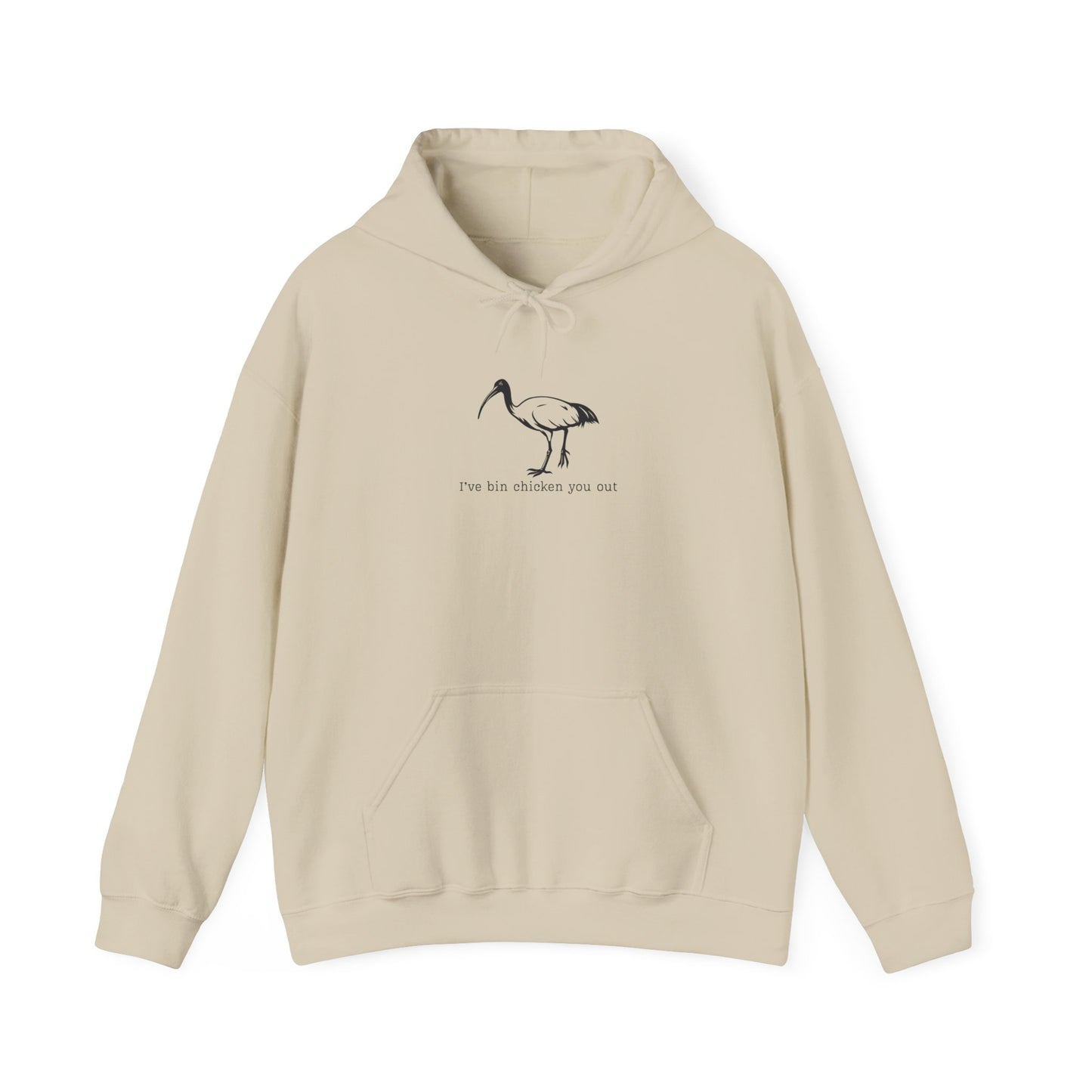 Bin Chicken Hoodie, White Ibis Hoodie, Funny Australian Bird Hoodie, Aussie Bird Hoodie, I’ve Bin Chicken You Out, Meme Hoodie, Bird Lover Gift