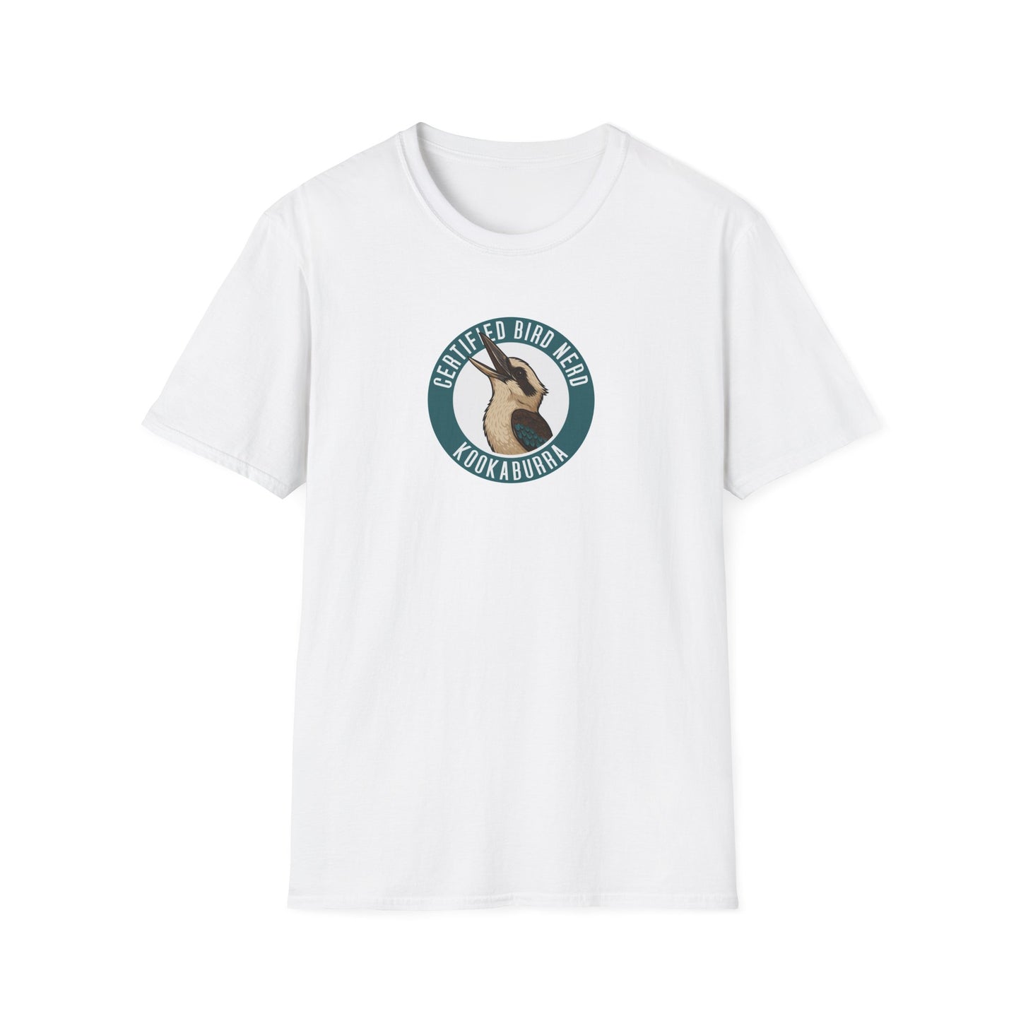 Kookaburra T-Shirt, Certified Bird Nerd Shirt, Australian Bird Tee, Birdwatching Gift, Wildlife Lover Tee, Native Bird Graphic Tee