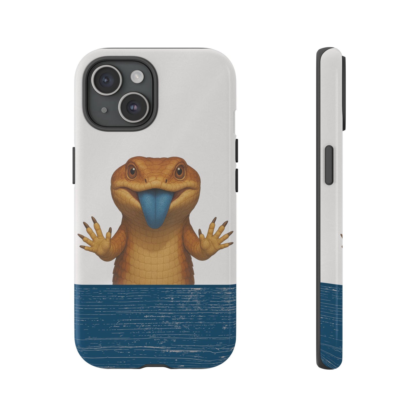 Blue-tongued Lizard iPhone Case – Glass Surfer Australian Wildlife Design