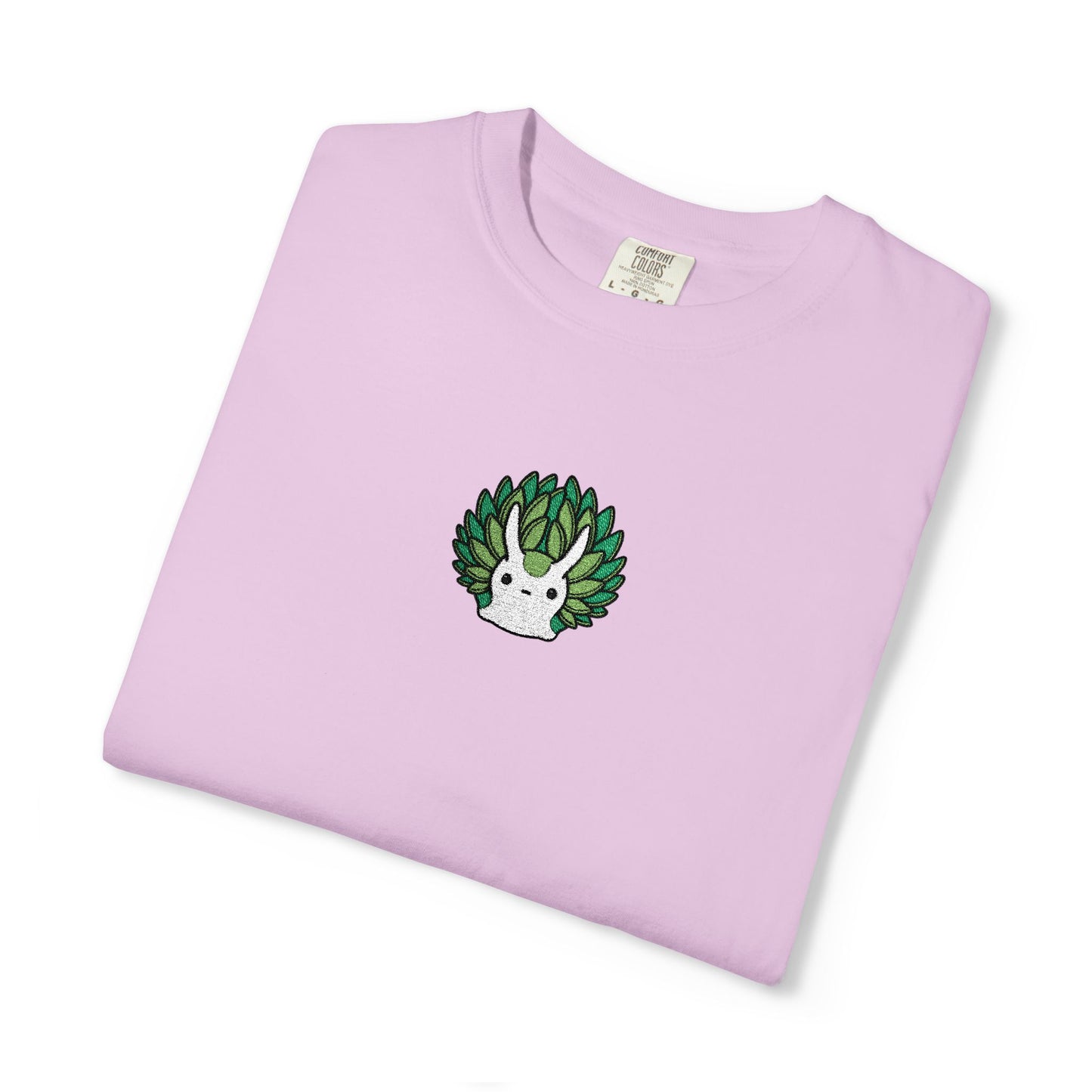 Sea Sheep Embroidered Comfort Colors T-Shirt, Cute Sea Slug Shirt, Nudibranch Tee, Ocean Animal Gift, Marine Biology Embroidered Shirt