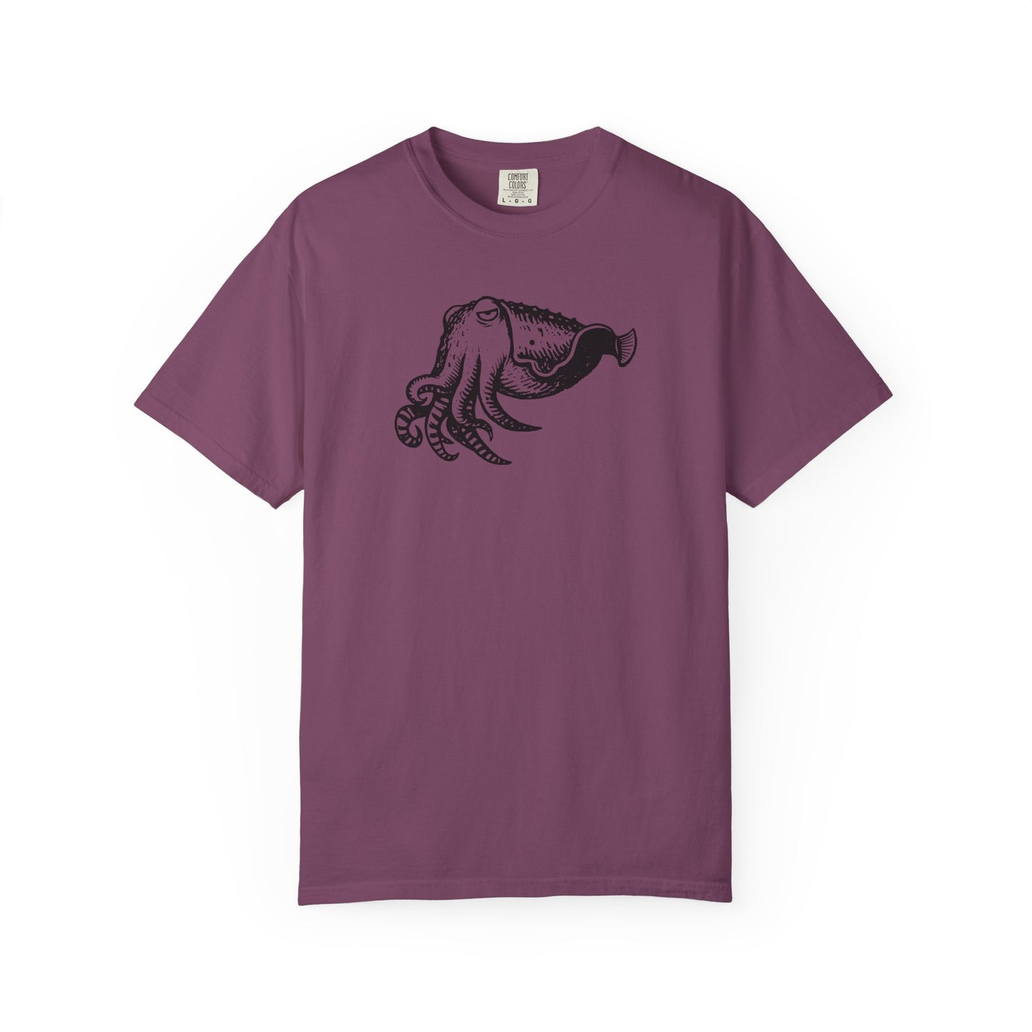 Cuttlefish Shirt, Comfort Colors Ocean Animal Tee, Cephalopod T Shirt, Marine Biology Gift, Scuba Diver Shirt, Sea Life Graphic Tee