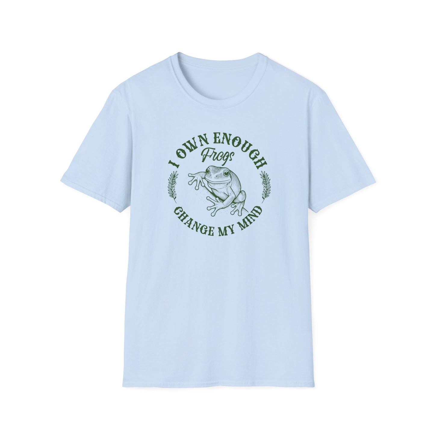 Frog Keeper T-Shirt I Own Enough Frogs Change My Mind, Funny Frog Shirt, Amphibian Lover Tee, Frog Collector Gift, Herpetology Shirt