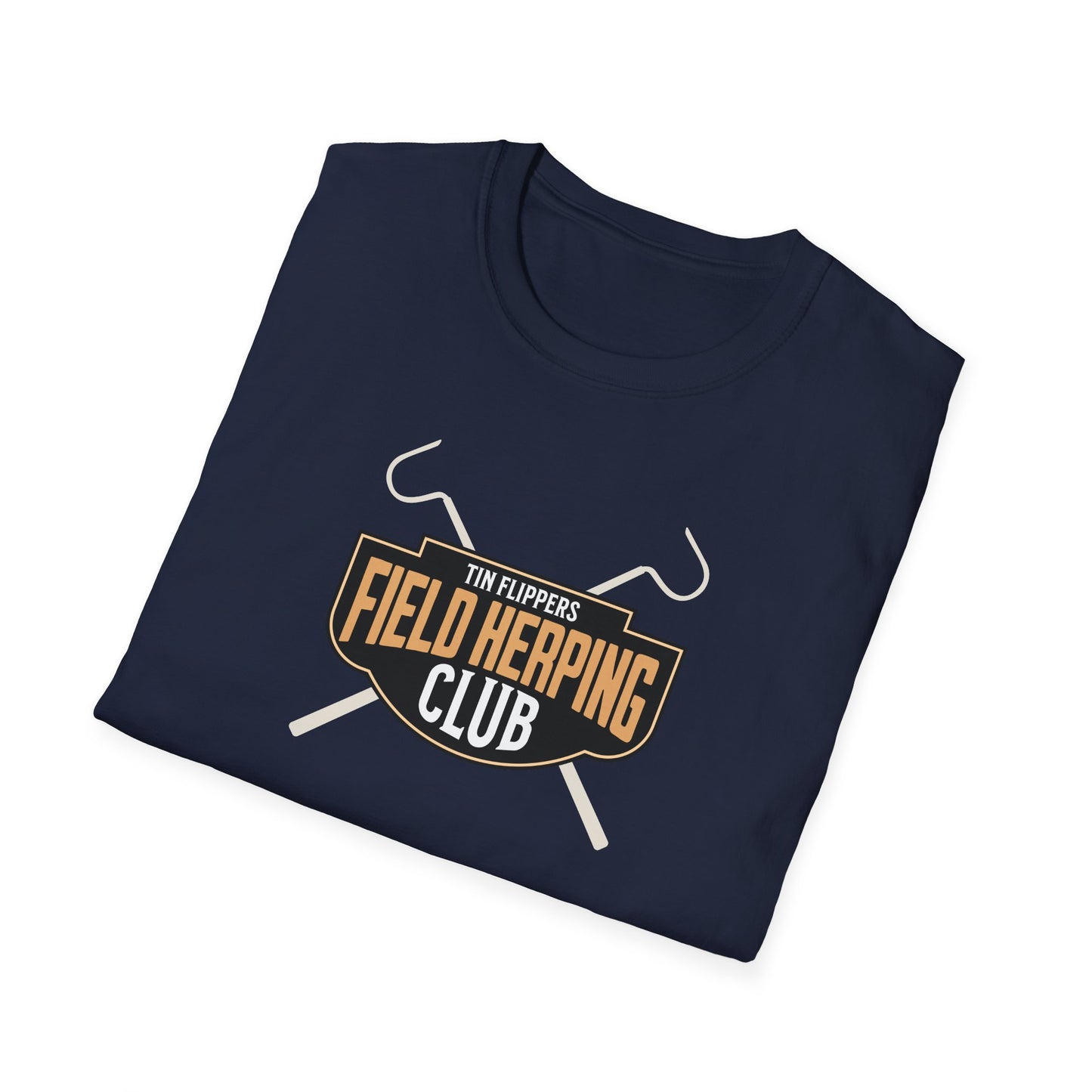 Field Herping Club T-Shirt, Tin Flippers Shirt, Reptile Lover Tee, Snake Hook Graphic Shirt, Herper Gift, Wildlife Club Tee