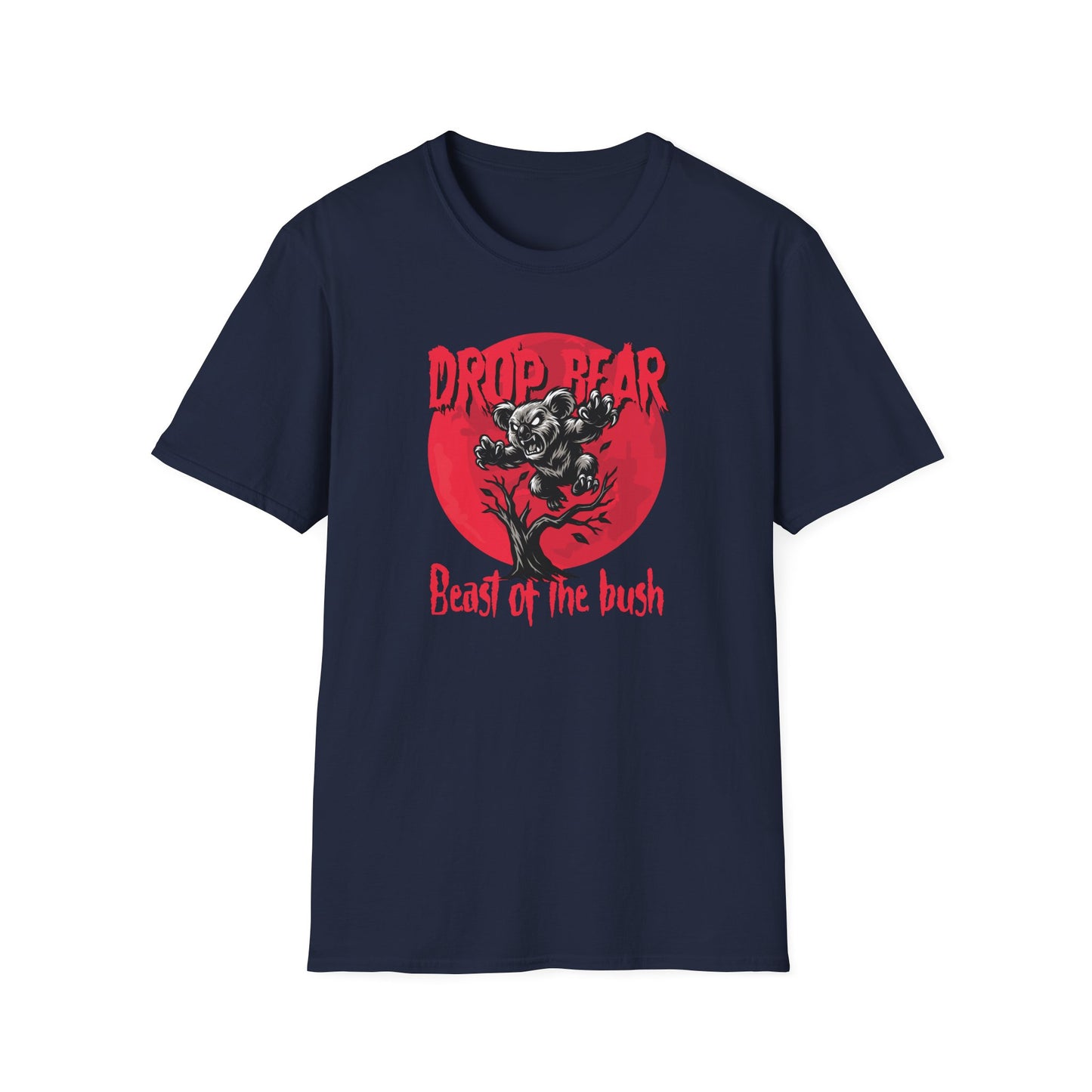 Drop Bear T-Shirt, Australian Mythical Creature Shirt, Aussie Wildlife Tee, Beast Of The Bush Shirt, Koala Horror Graphic Tee