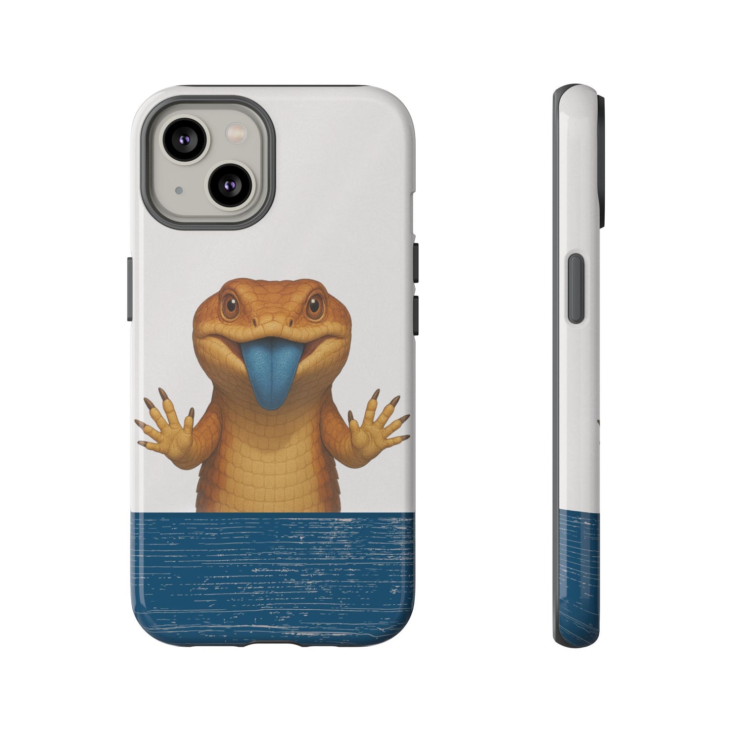 Blue-tongued Lizard iPhone Case – Glass Surfer Australian Wildlife Design