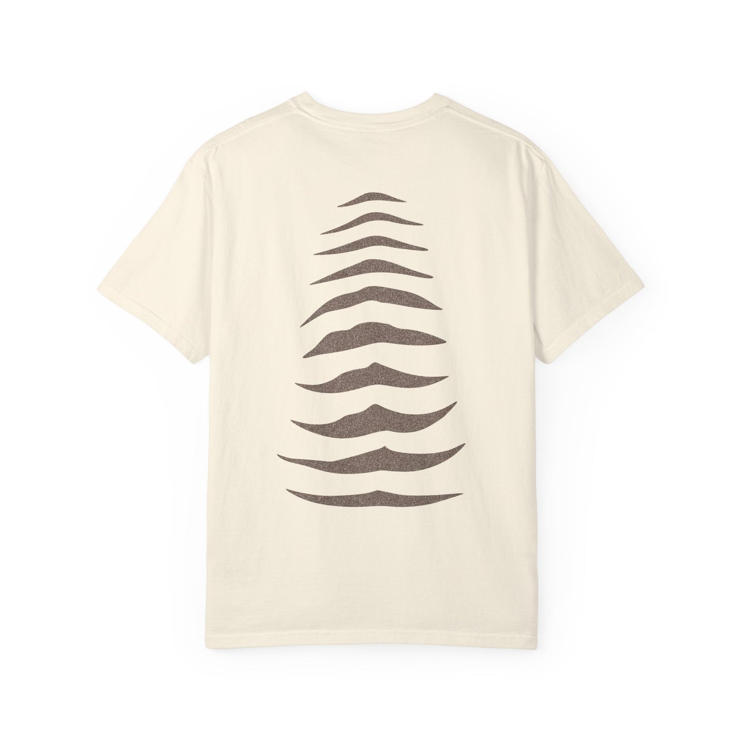 Thylacine Stripe Back Print Shirt, Tasmanian Tiger Inspired Tee, Australian Wildlife Shirt, Minimalist Animal Design, Comfort Colors T-Shirt