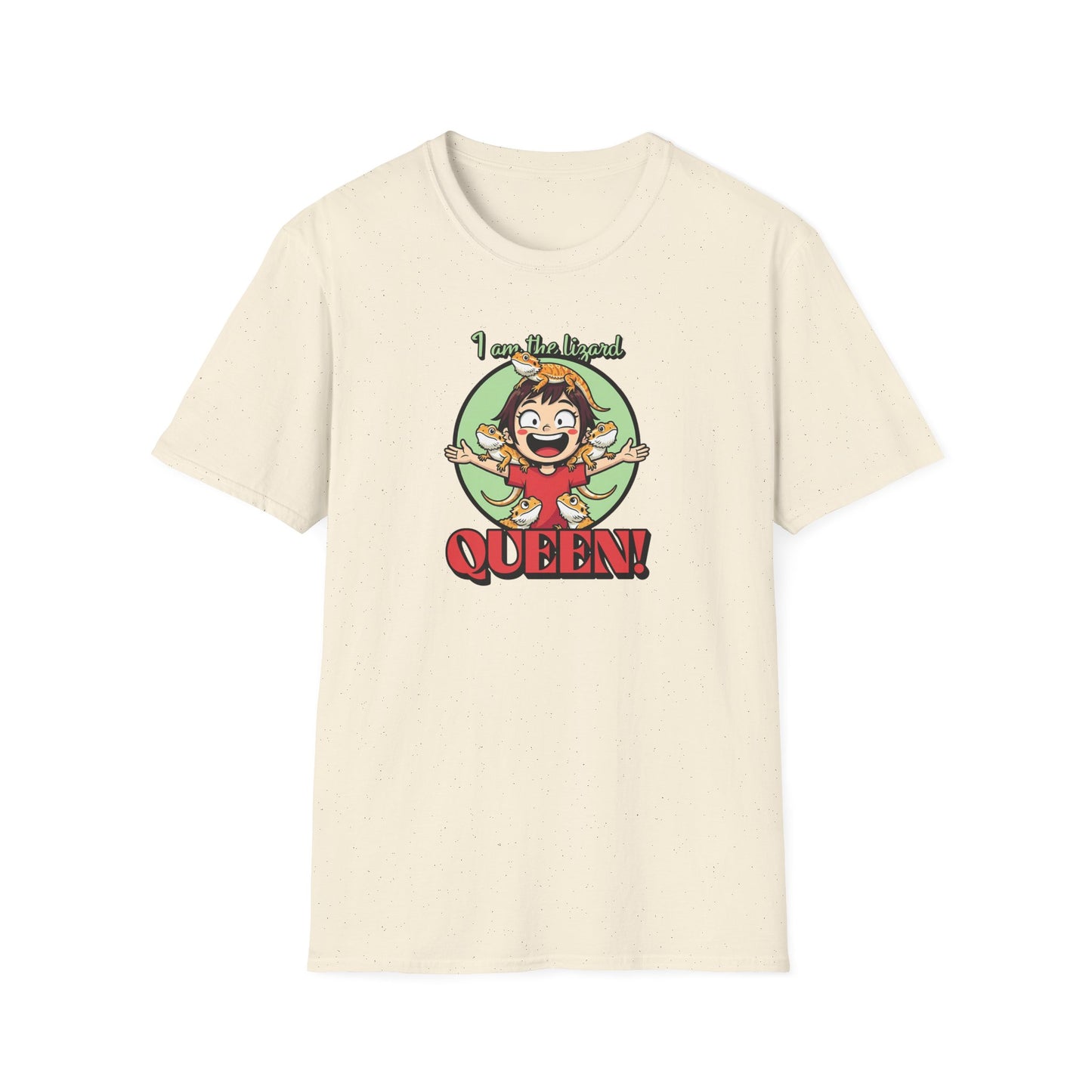 I Am The Lizard Queen T-Shirt, Reptile Lover Shirt, Lizard Mom Tee, Bearded Dragon Gift, Herping Shirt, Cute Reptile Graphic Tee