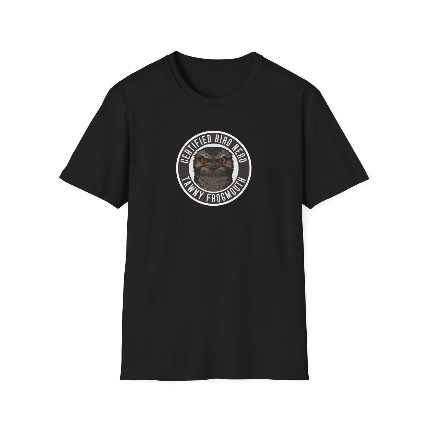 Tawny Frogmouth T-Shirt, Certified Bird Nerd Shirt, Australian Bird Tee, Birdwatching Gift, Wildlife Lover Tee, Native Bird Shirt