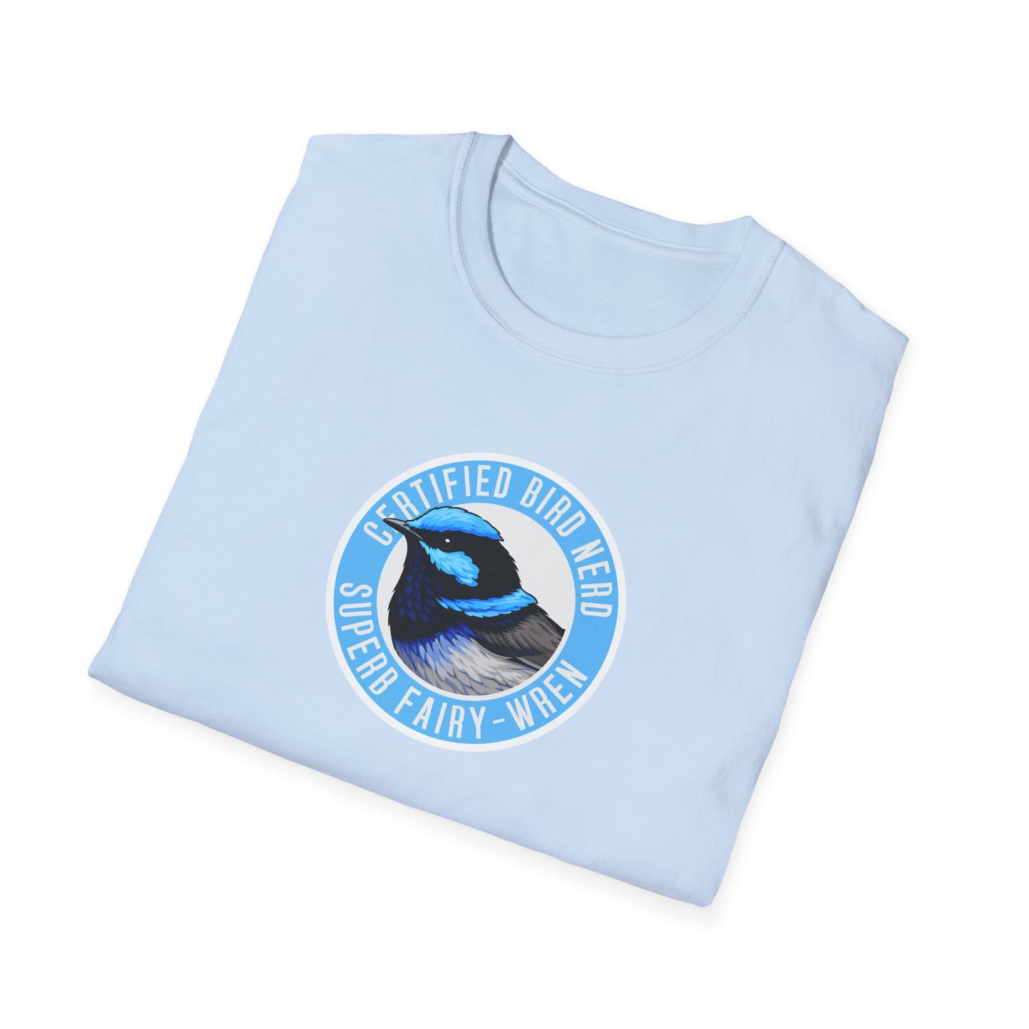 Superb Fairy Wren T-Shirt, Certified Bird Nerd Shirt, Australian Bird Tee, Birdwatching Gift, Wildlife Lover Tee, Blue Wren Shirt