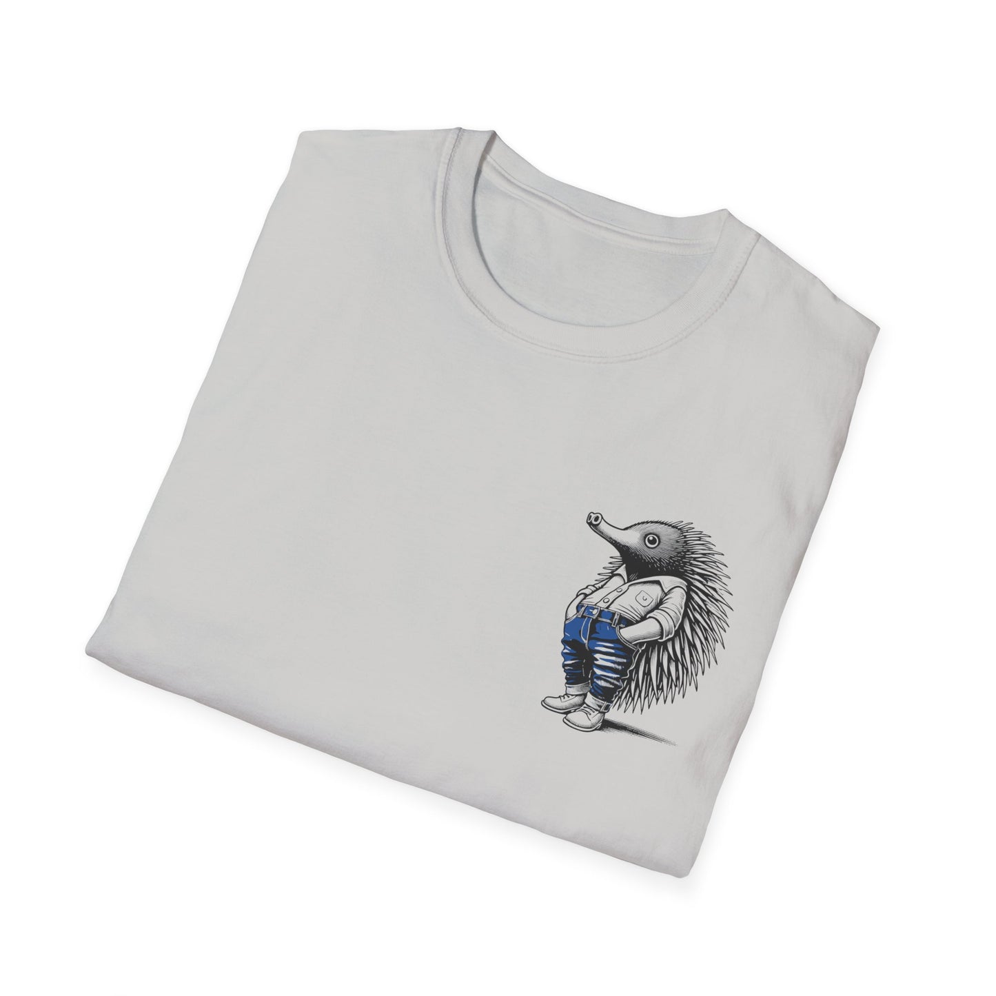 Echidna T-Shirt – Echidna Wearing Jeans Funny Australian Wildlife Tee