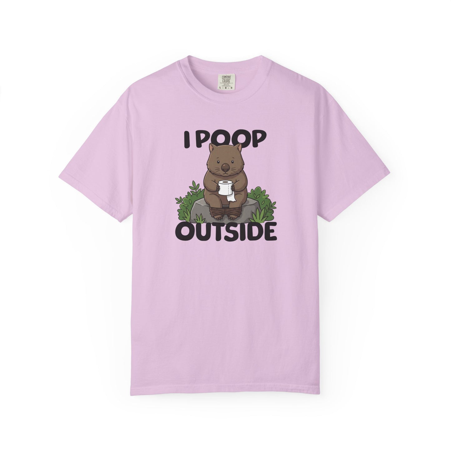 I Poop Outside Wombat Shirt, Funny Wombat T Shirt, Comfort Colors Camping Tee, Australian Wildlife Shirt, Outdoor Humor Gift