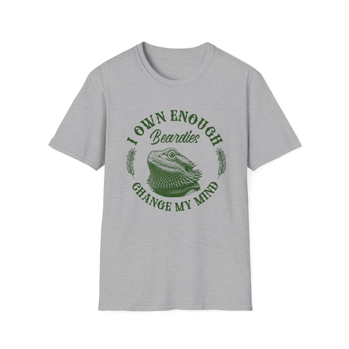I Own Enough Bearded Dragons Change My Mind T-Shirt | Funny Reptile Keeper Tee | Bearded Dragon Lover Gift | Reptile Expo Shirt
