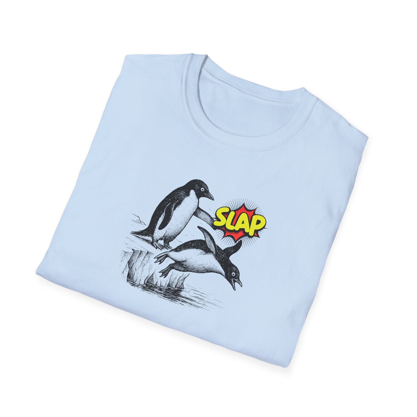 Penguin Slap T-Shirt, Funny Penguin Tee, Chaotic Penguin Shirt, Meme Animal T-Shirt, Funny Wildlife Tee, Penguin Lover Gift, Cute Funny Bird Shirt
