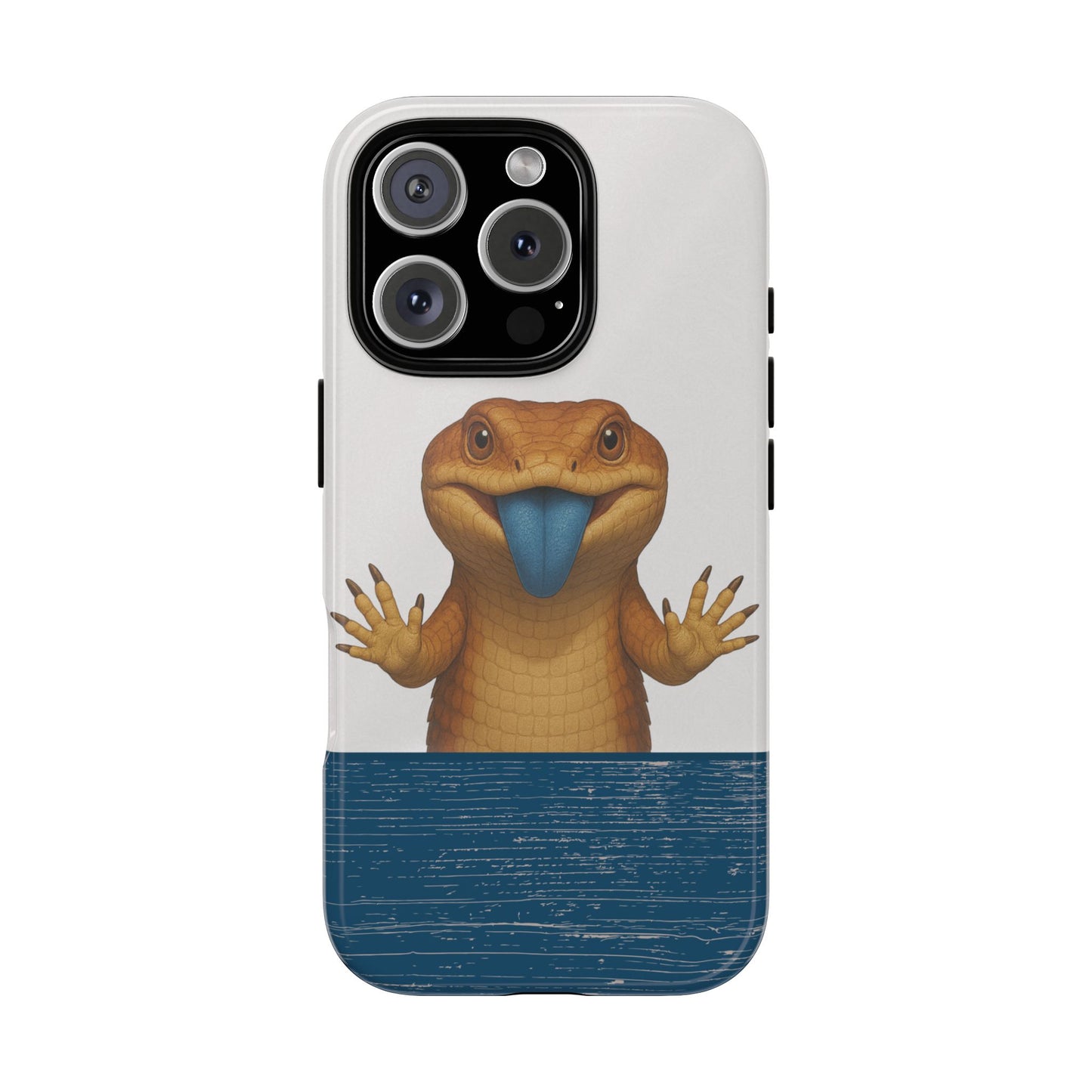 Blue-tongued Lizard iPhone Case – Glass Surfer Australian Wildlife Design