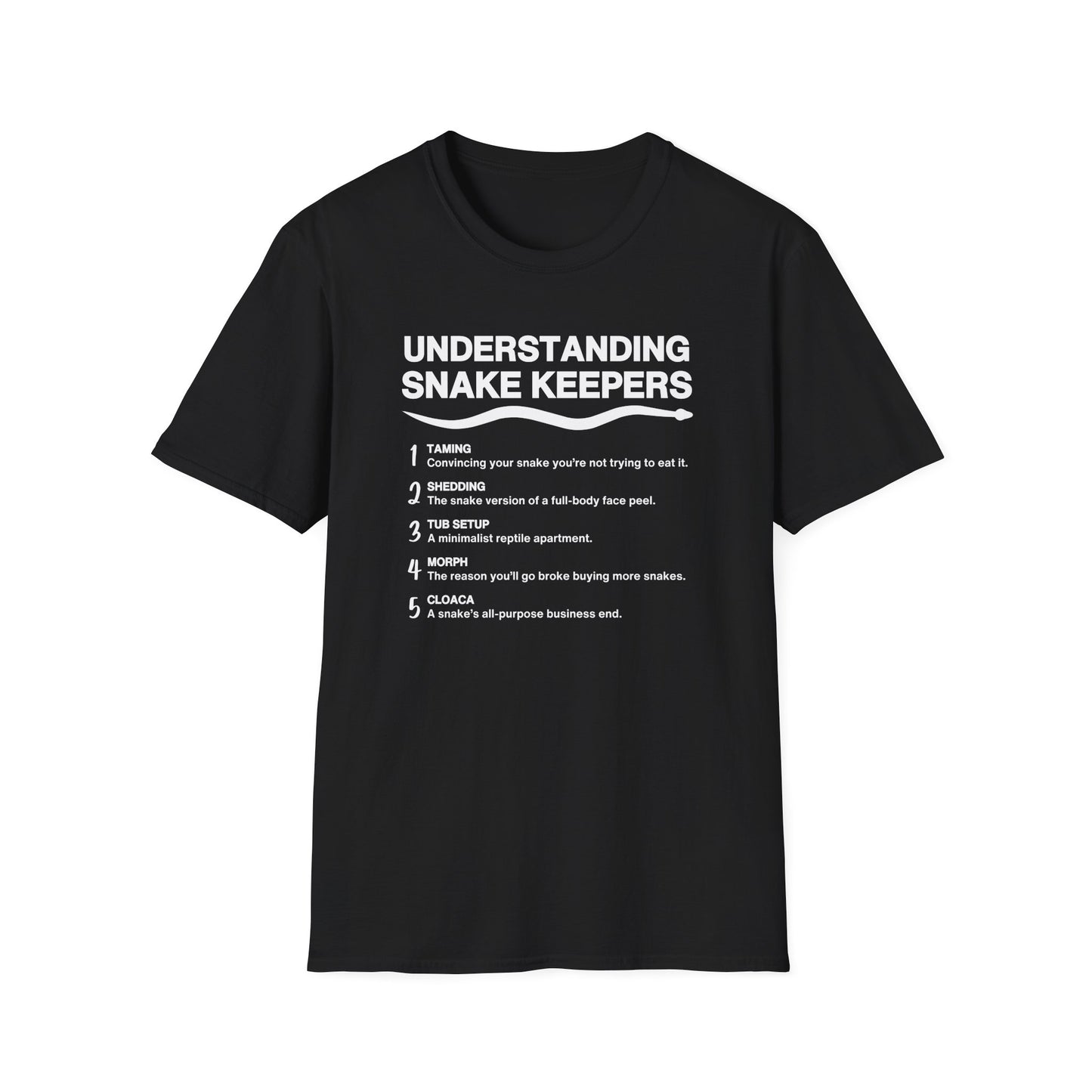 Understanding Snake Keepers T-Shirt, Snake Lover Shirt, Reptile Keeper Tee, Herpetology Gift, Snake Mom Dad Shirt, Exotic Pet Owner Tee
