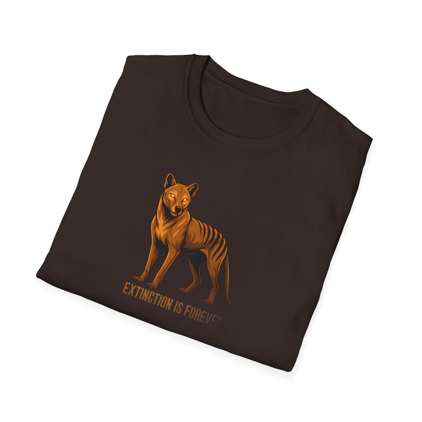 Thylacine T-Shirt Extinction Is Forever Tee, Tasmanian Tiger Shirt, Australian Wildlife T-Shirt, Save Wildlife Graphic Tee
