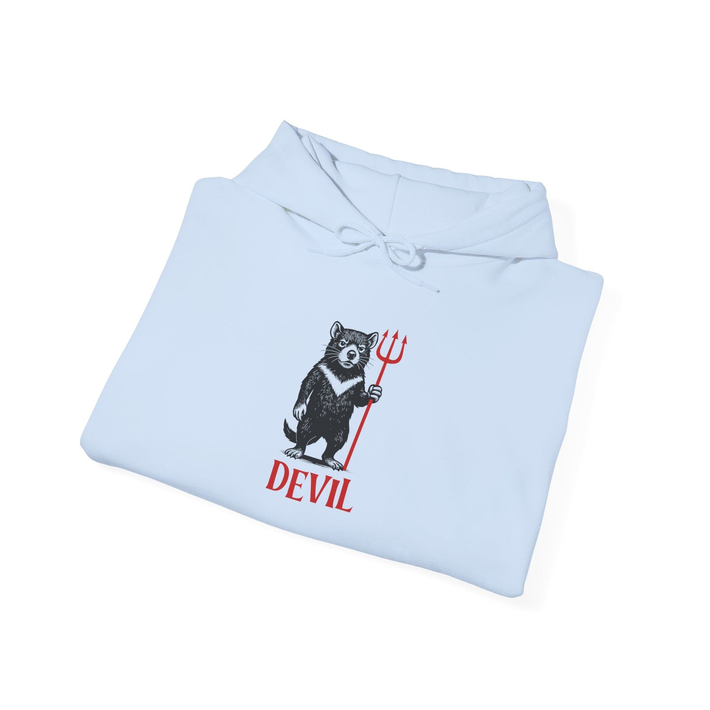 Tasmanian Devil Hoodie, Devil Hoodie, Funny Australian Animal Hoodie, Aussie Wildlife Hoodie, Gothic Animal Sweatshirt, Cryptid Style Hoodie, Tasmania Gift