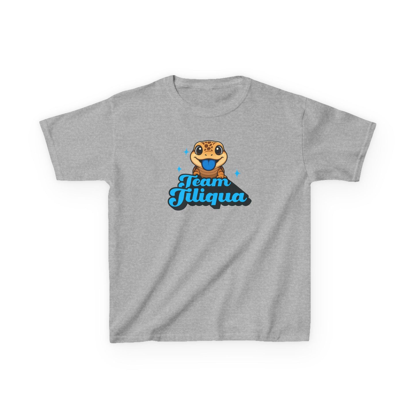 Team Tiliqua Kids T-Shirt – Cute Bluetongue Lizard & Shingleback Skink Reptile Tee