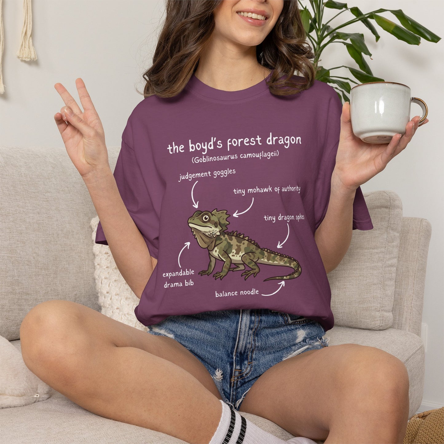 Anatomy of a Boyds Forest Dragon Shirt, Comfort Colors Reptile Tee, Funny Australian Lizard T Shirt, Herpetology Gift, Lizard Lover Tee