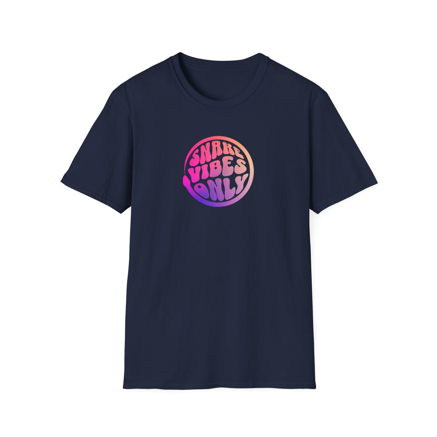 Snake Vibes Only T-Shirt, Snake Lover Shirt, Reptile Graphic Tee, Herpetology Shirt, Serpent Lover Gift, Retro Animal Tee
