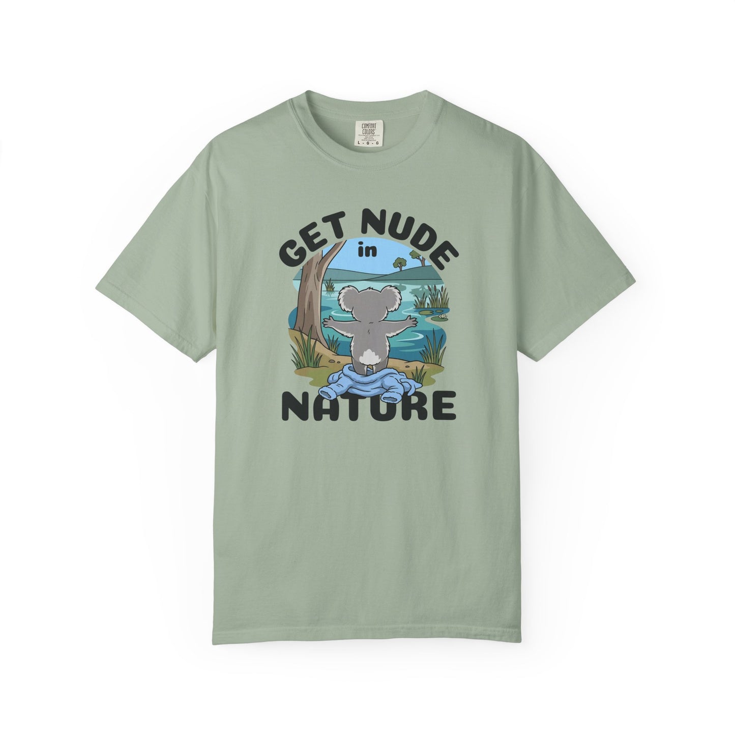 Get Nude In Nature Koala Shirt, Funny Koala T Shirt, Comfort Colors Nature Tee, Australian Wildlife Shirt, Camping Humor Tee, Aussie Gift