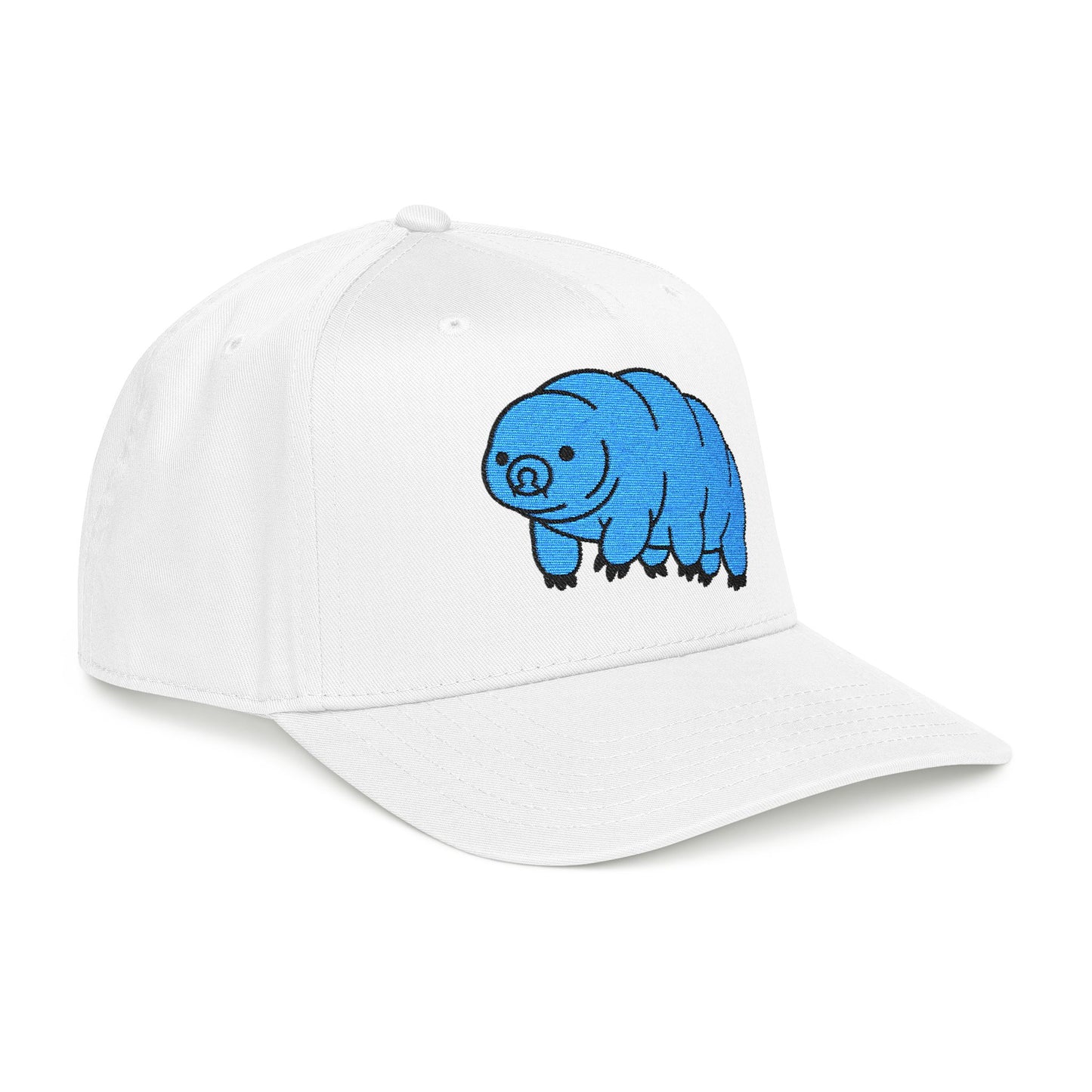 Tardigrade Embroidered Mid Profile Baseball Cap, Water Bear Hat, Science Nerd Cap, Biology Gift, Cute Microbiology Hat, Embroidered Dad Cap
