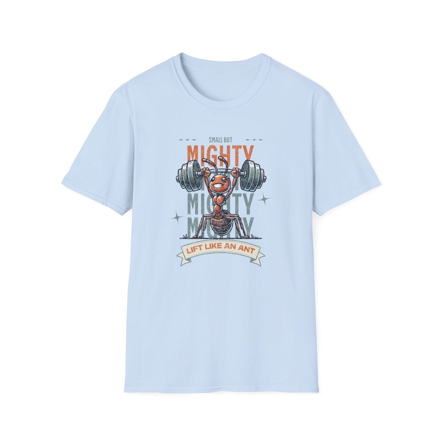 Ant Weightlifting T-Shirt, Small But Mighty Gym Shirt, Lift Like An Ant Tee, Fitness Insect Shirt, Workout Gift, Bug Lover Shirt