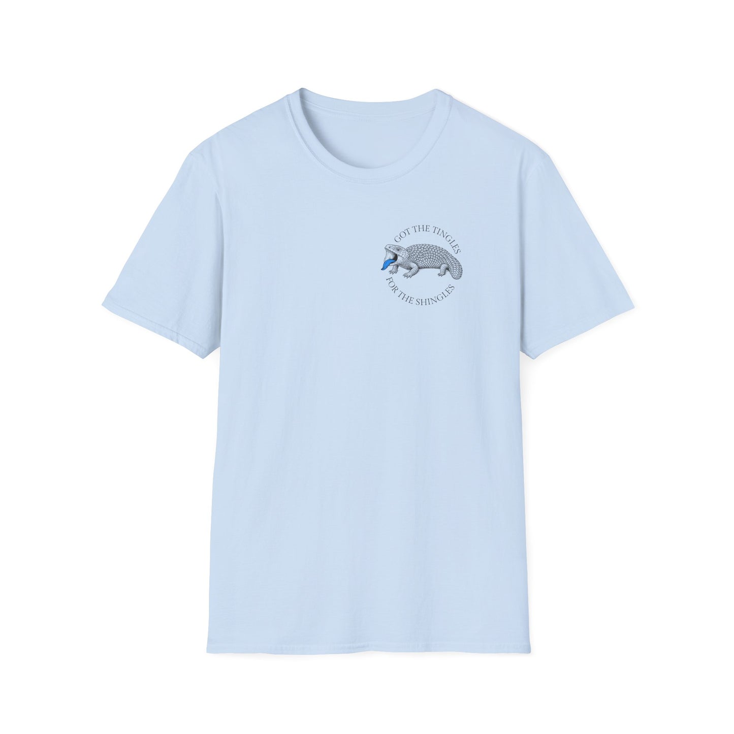 Shingleback Lizard T-Shirt Got the Tingles for the Shingles Funny Reptile Shirt, Blue Tongue Skink Tee, Aussie Lizard Gift