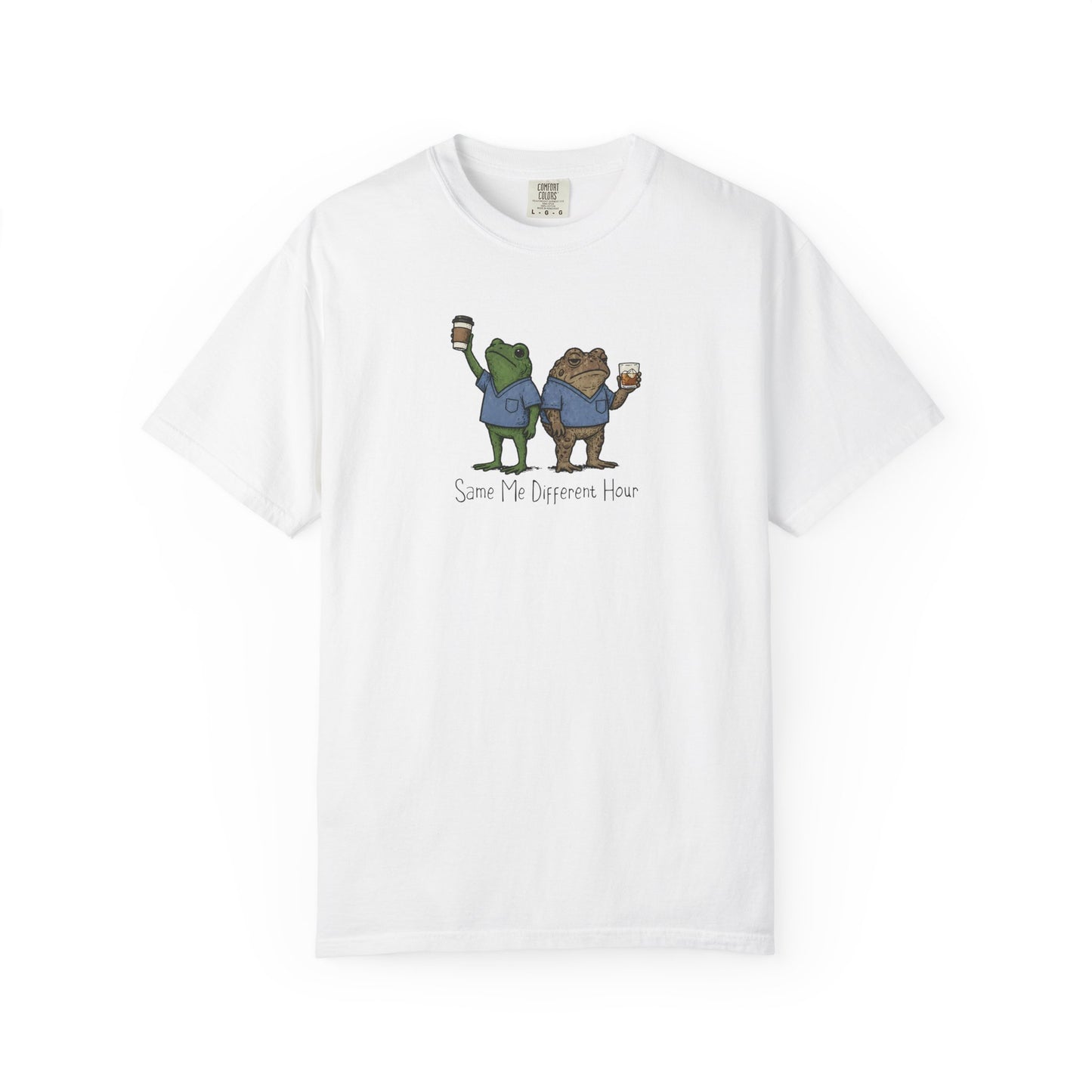 Night Shift Nurse Frog Shirt, Same Me Different Hour Tee, Funny Nurse Shirt, Frog Nurse T Shirt, Comfort Colors Medical Humor Tee