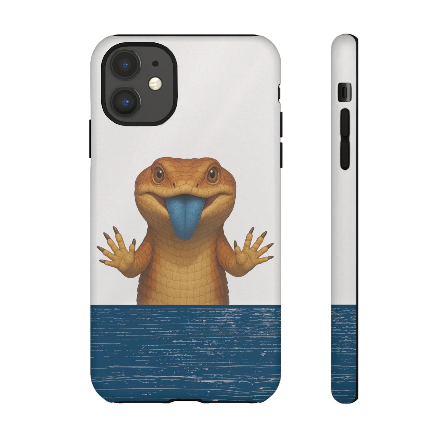 Blue-tongued Lizard iPhone Case – Glass Surfer Australian Wildlife Design