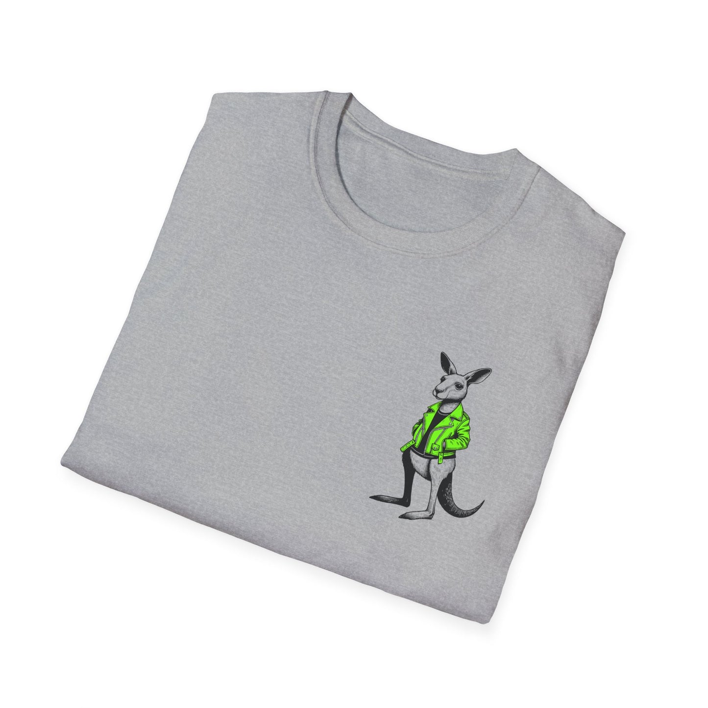 Kangaroo T-Shirt – Cool Kangaroo Wearing a Jacket Funny Australian Wildlife Tee
