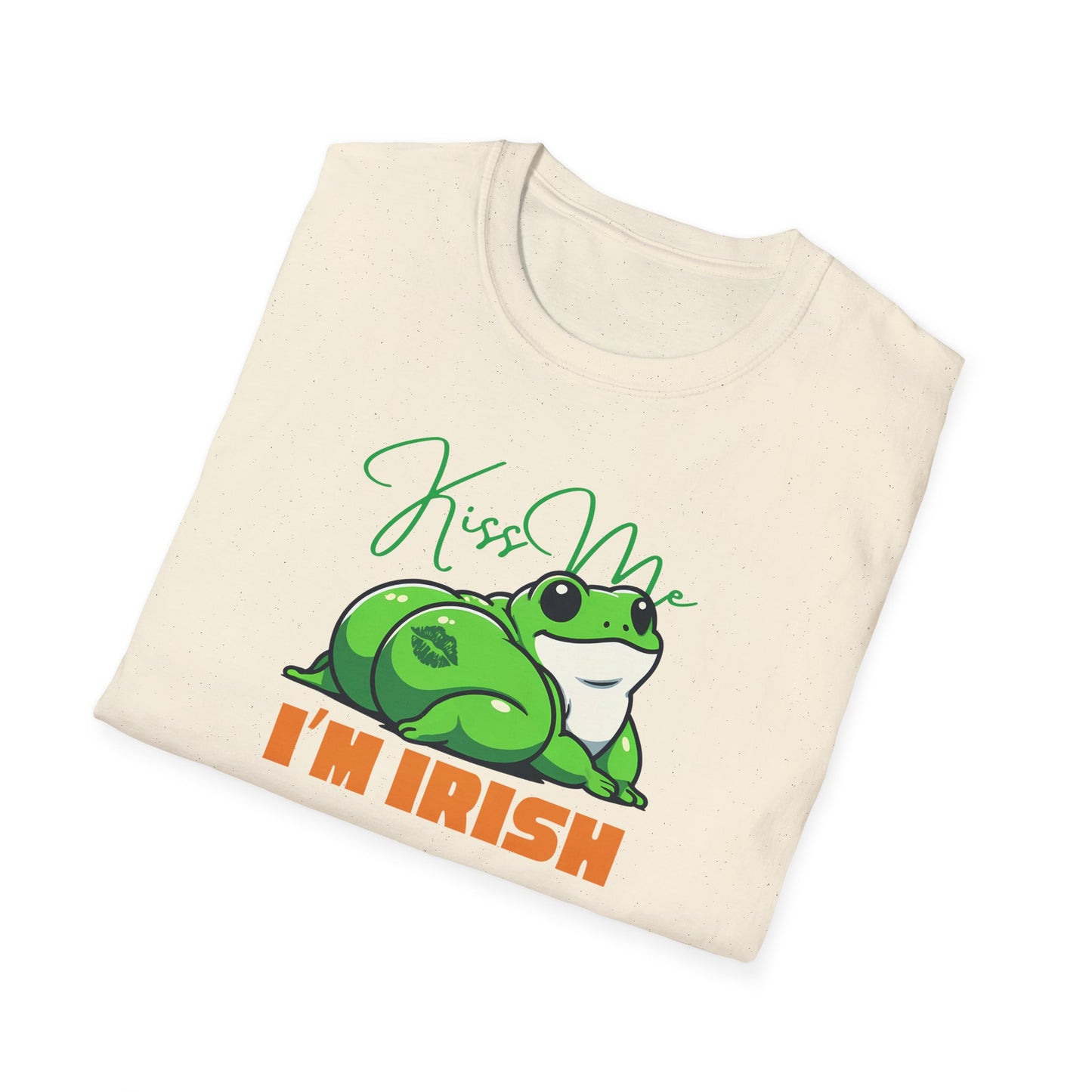 Frog St Patrick’s Day T-Shirt, Kiss Me I’m Irish Frog Shirt, Frog Lover Tee, Amphibian St Paddy’s Day Shirt, Irish Party Tee