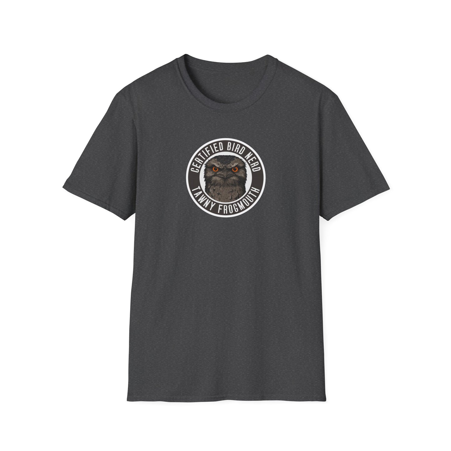Tawny Frogmouth T-Shirt, Certified Bird Nerd Shirt, Australian Bird Tee, Birdwatching Gift, Wildlife Lover Tee, Native Bird Shirt